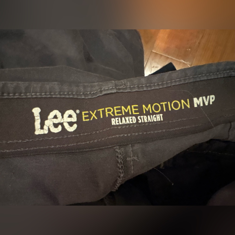Lee Men's Dark Gray Extreme Motion Pants